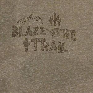 Women's G.H. Bass & Co. Tshirt  "Blaze the Trail" Size Medium  Super Soft Pre-Lo